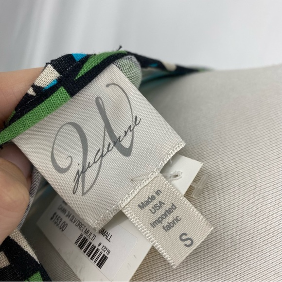 Julienne W Multicolor Patterned Wrap Mini Dress - Picture 6 of 8